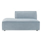 Restore Performance Fabric Upholstered Left-Facing Armless Modular Chaise by Modway