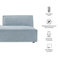 Restore Performance Fabric Upholstered Left-Facing Armless Modular Chaise by Modway