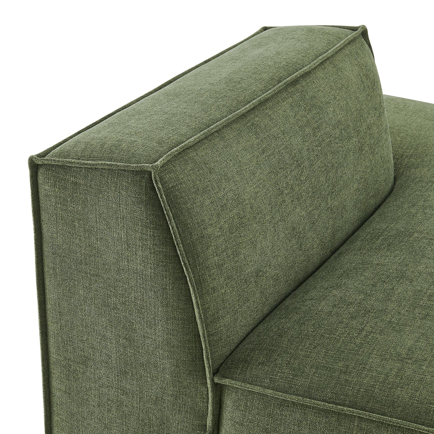 Restore Performance Fabric Upholstered Right-Facing Armless Modular Chaise by Modway