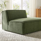Restore Performance Fabric Upholstered Right-Facing Armless Modular Chaise by Modway
