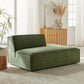 Restore Performance Fabric Upholstered Right-Facing Armless Modular Chaise by Modway