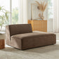 Restore Performance Fabric Upholstered Right-Facing Armless Modular Chaise by Modway