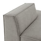 Restore Performance Fabric Upholstered Right-Facing Armless Modular Chaise by Modway