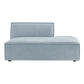 Restore Performance Fabric Upholstered Right-Facing Armless Modular Chaise by Modway