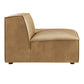 Restore Vegan Leather Right-Facing Armless Modular Chaise by Modway