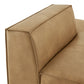 Restore Vegan Leather Right-Facing Armless Modular Chaise by Modway