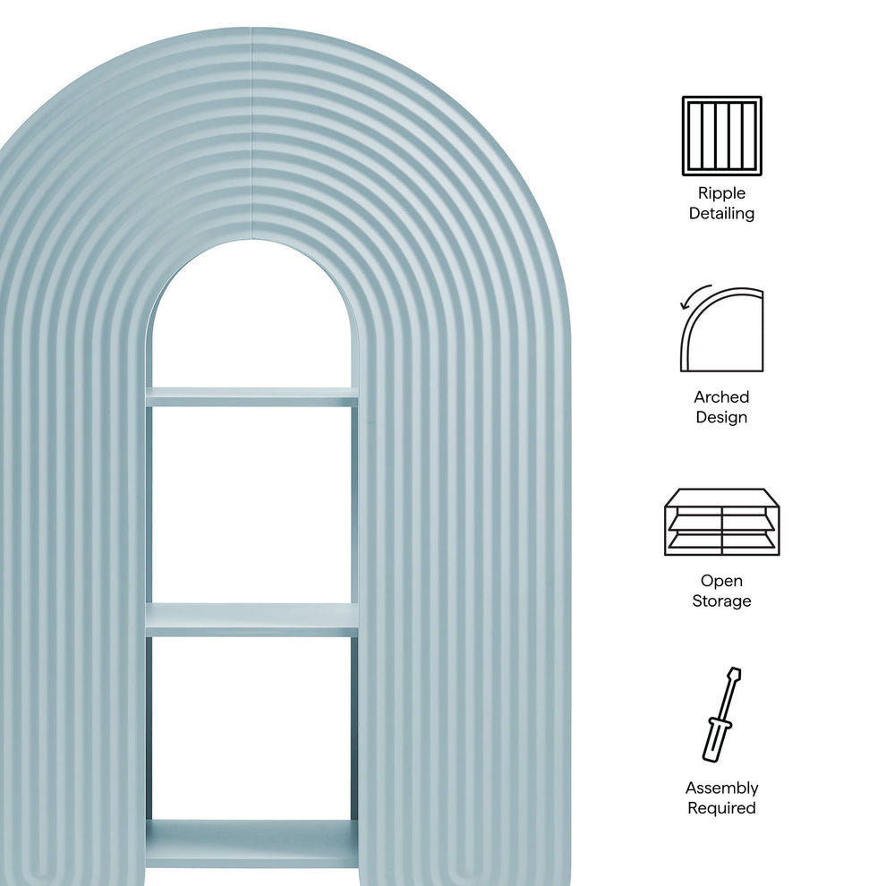 Daydream 58" Arched Bookshelf by Modway | Bookcases | Modishstore - 8