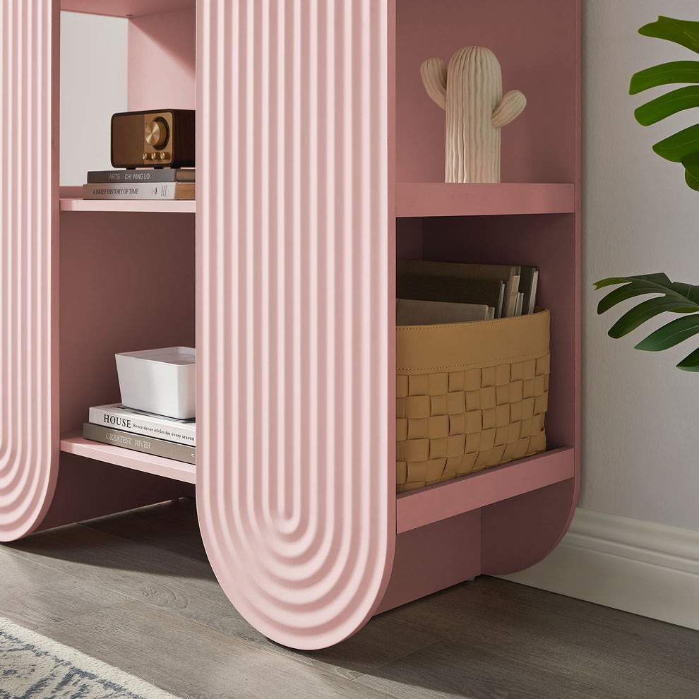 Daydream 58" Arched Bookshelf by Modway | Bookcases | Modishstore - 15