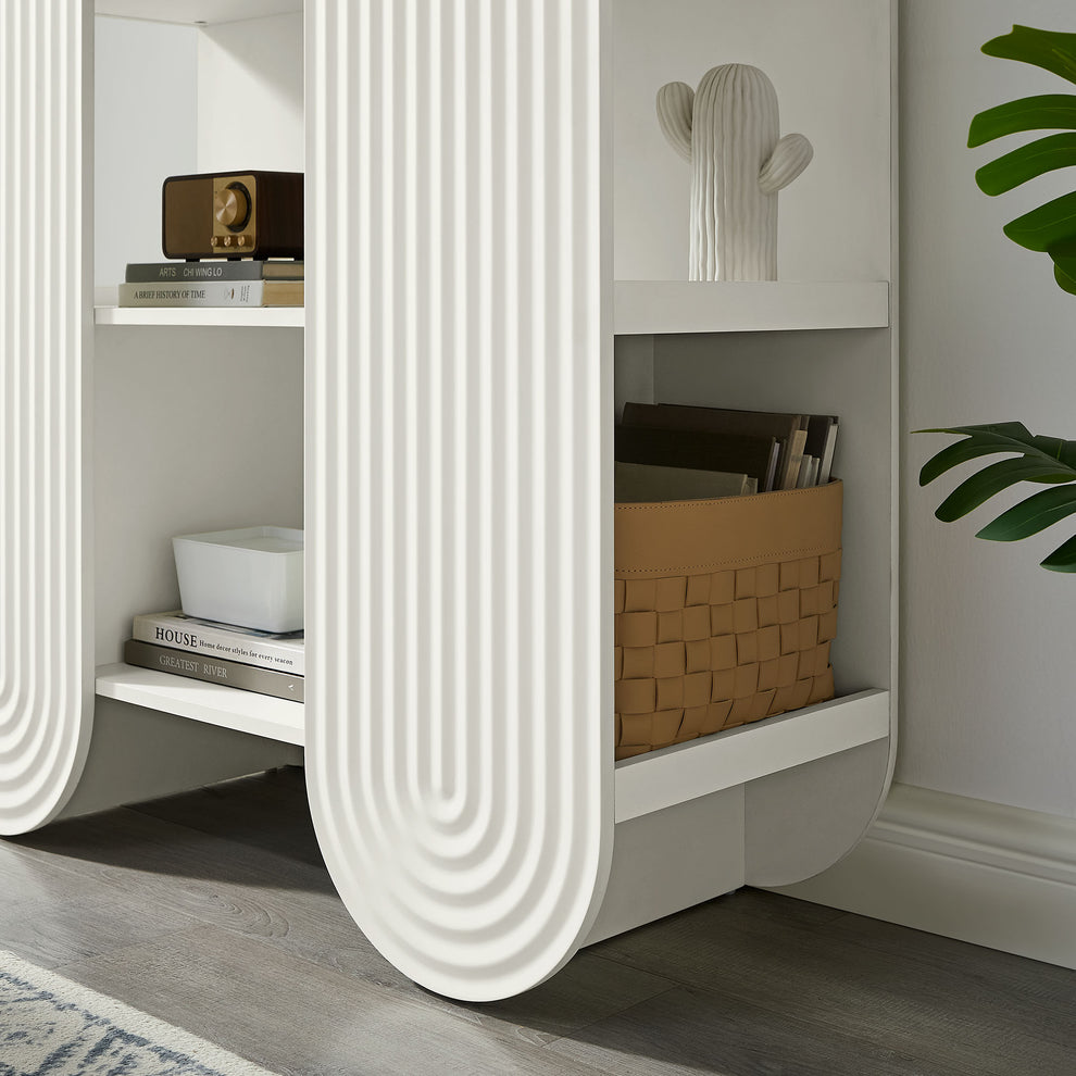 Daydream 58" Arched Bookshelf by Modway | Bookcases | Modishstore - 24