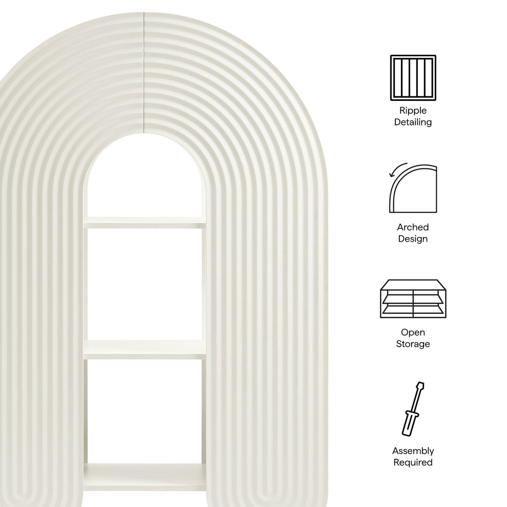 Daydream 58" Arched Bookshelf by Modway | Bookcases | Modishstore - 26