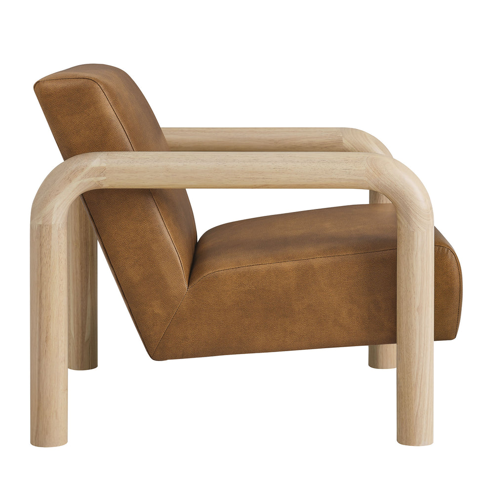 Sereno Vegan Leather Accent Chair by Modway | Accent Chairs | Modishstore - 3