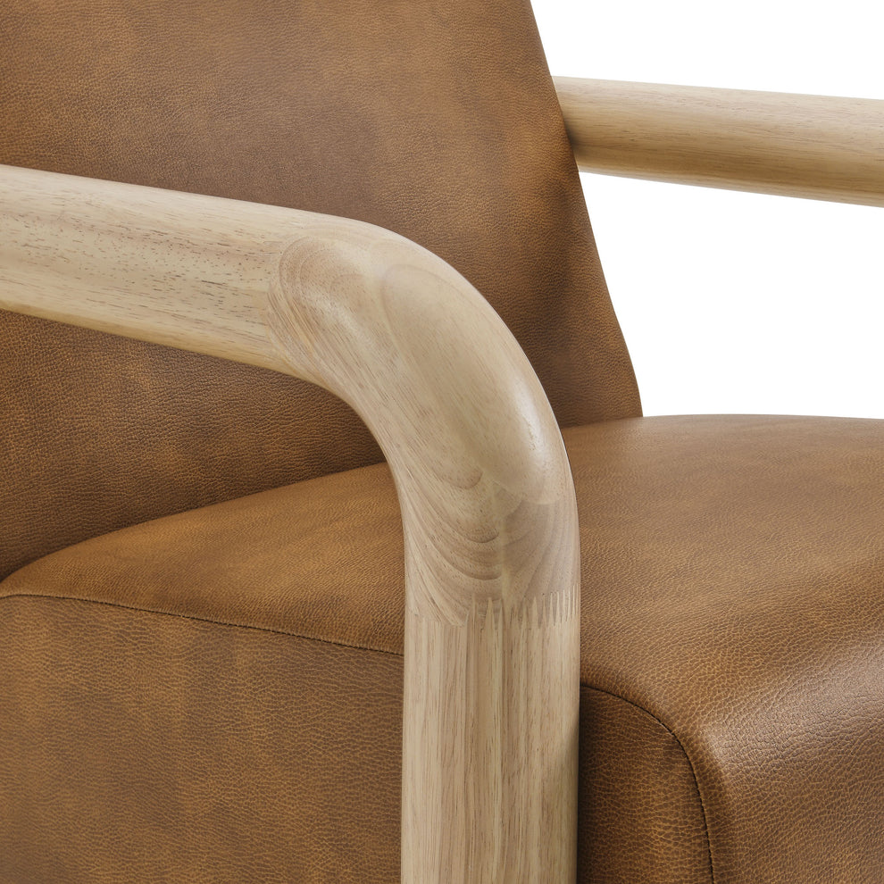 Sereno Vegan Leather Accent Chair by Modway | Accent Chairs | Modishstore - 6