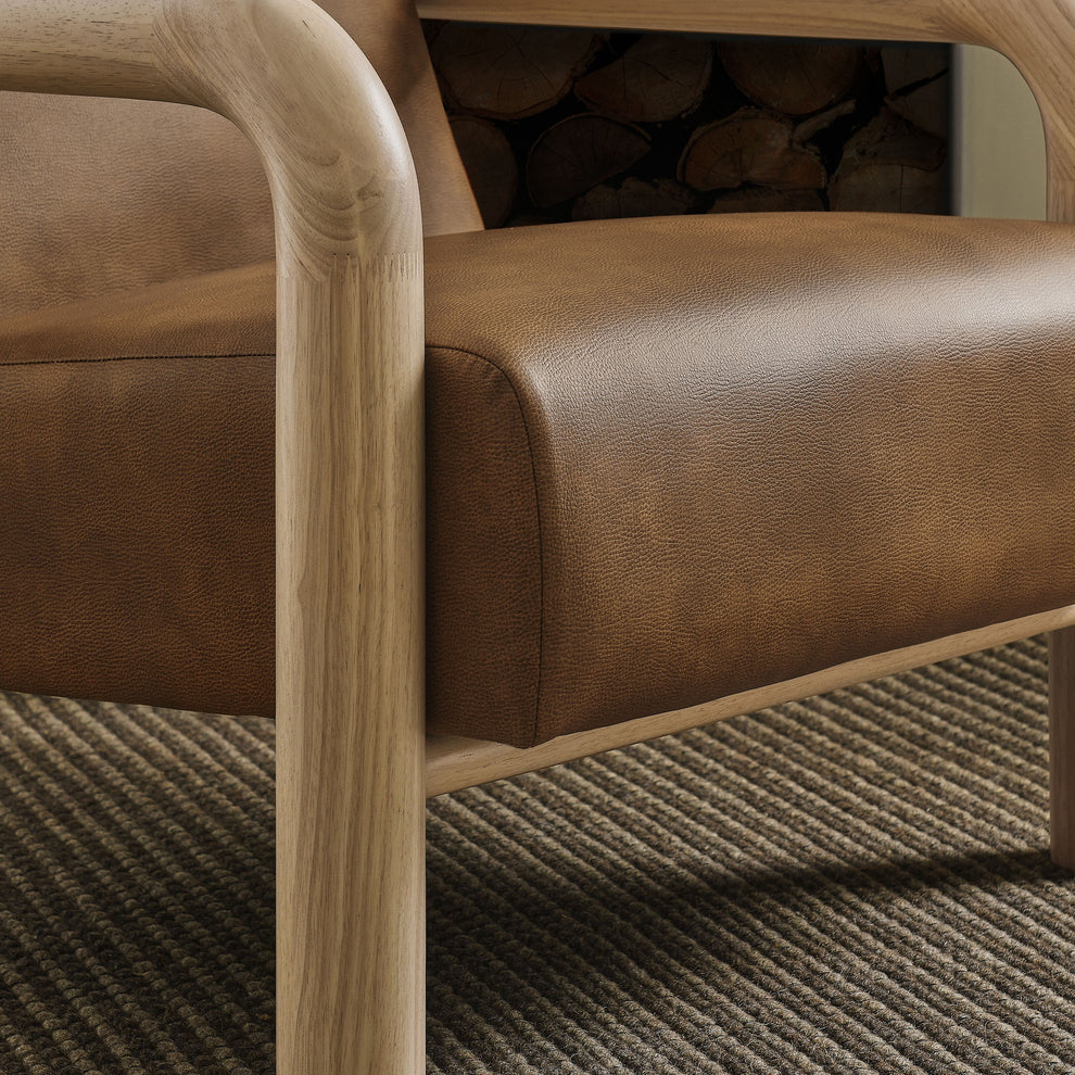 Sereno Vegan Leather Accent Chair by Modway | Accent Chairs | Modishstore - 7