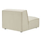 Restore Performance Fabric Upholstered Armless Modular Chair by Modway