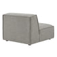 Restore Performance Fabric Upholstered Armless Modular Chair by Modway