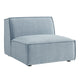 Restore Performance Fabric Upholstered Armless Modular Chair by Modway