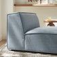 Restore Performance Fabric Upholstered Armless Modular Chair by Modway