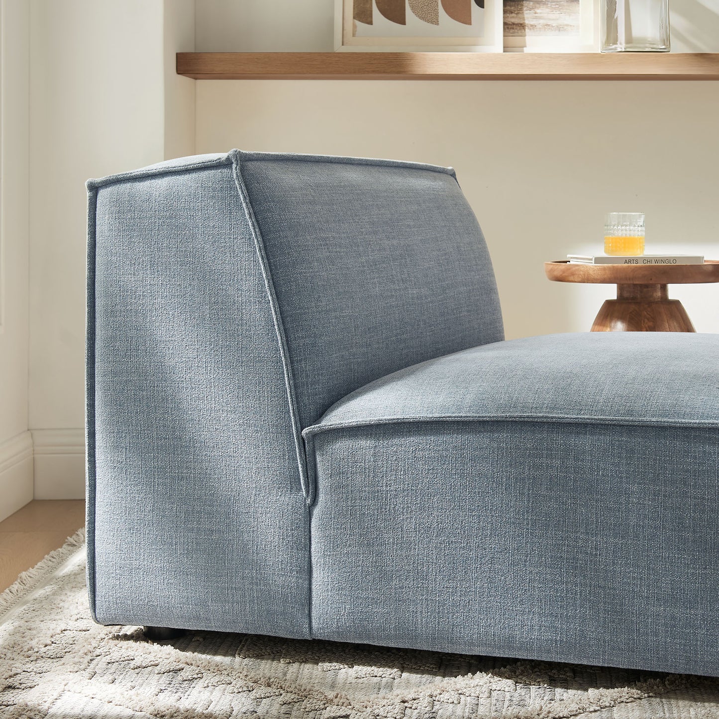 Restore Performance Fabric Upholstered Armless Modular Chair by Modway