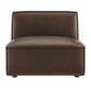 Restore Vegan Leather Armless Modular Chair by Modway