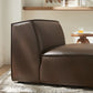 Restore Vegan Leather Armless Modular Chair by Modway