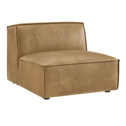 Restore Vegan Leather Armless Modular Chair by Modway