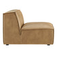 Restore Vegan Leather Armless Modular Chair by Modway