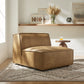 Restore Vegan Leather Armless Modular Chair by Modway