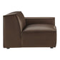 Restore Vegan Leather Right-Facing Modular Lounge Chair by Modway