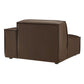Restore Vegan Leather Right-Facing Modular Lounge Chair by Modway