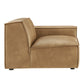 Restore Vegan Leather Right-Facing Modular Lounge Chair by Modway