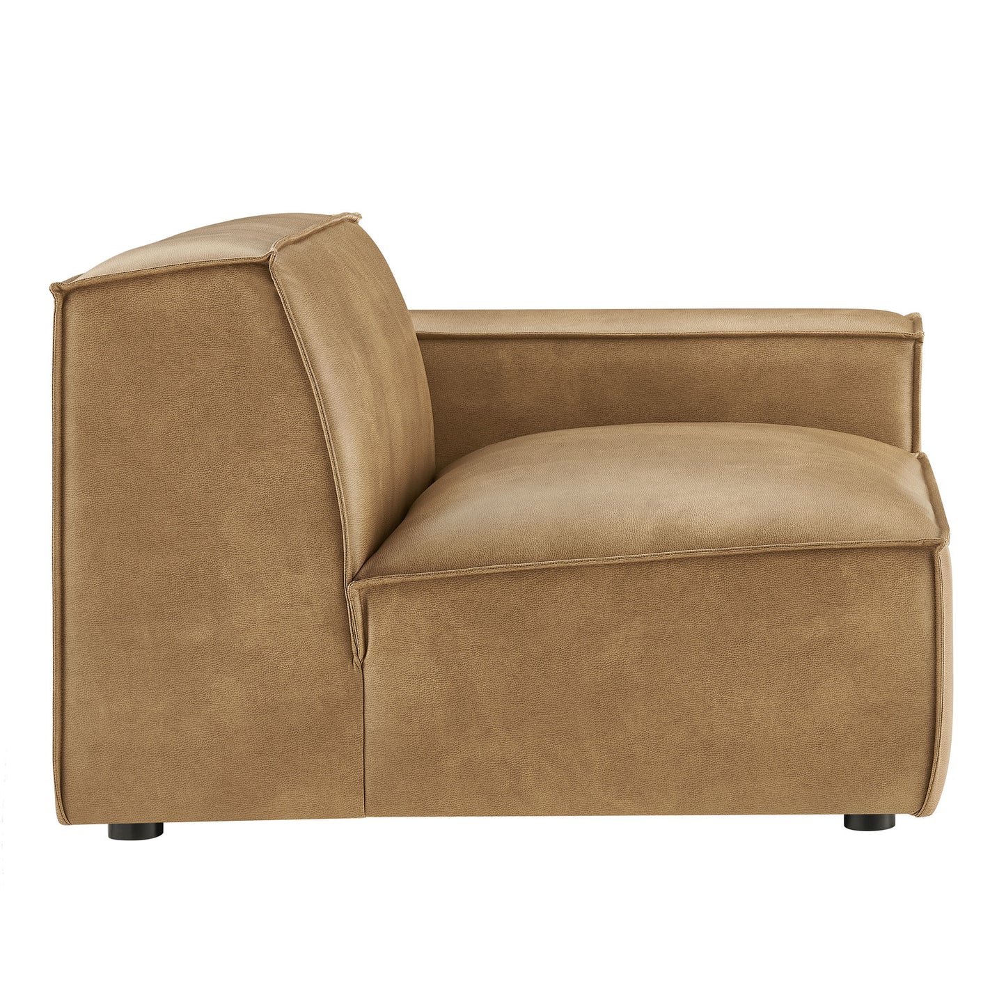 Restore Vegan Leather Right-Facing Modular Lounge Chair by Modway