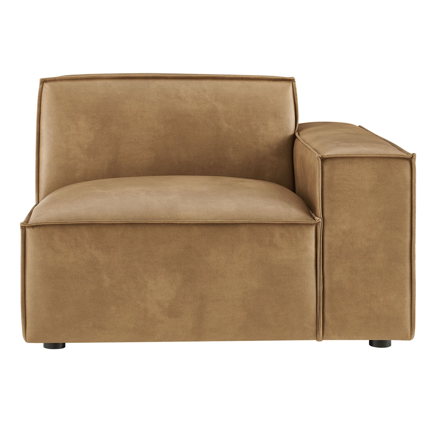 Restore Vegan Leather Right-Facing Modular Lounge Chair by Modway
