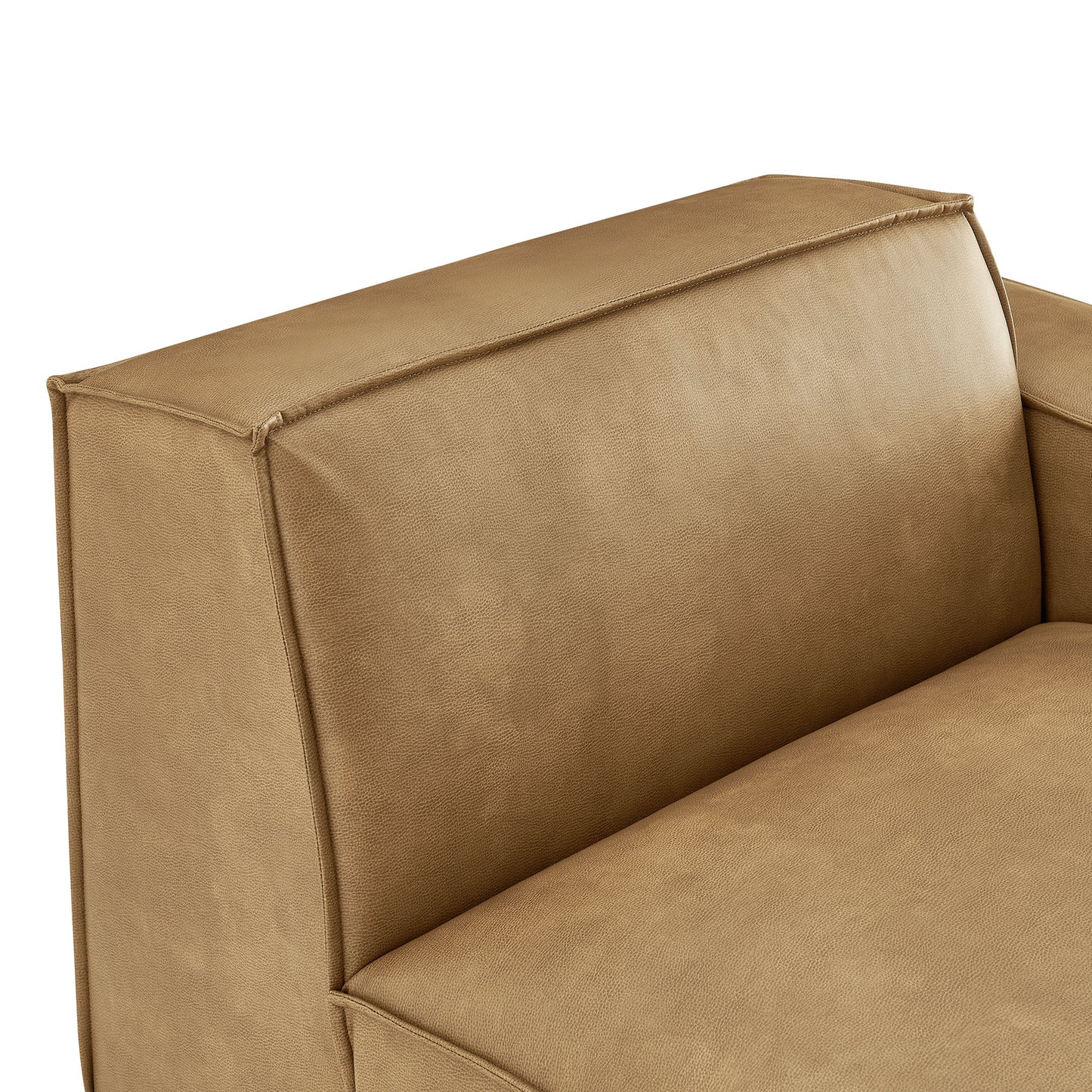 Restore Vegan Leather Right-Facing Modular Lounge Chair by Modway