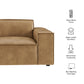Restore Vegan Leather Right-Facing Modular Lounge Chair by Modway
