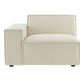 Restore Performance Fabric Upholstered Left-Facing Modular Lounge Chair by Modway