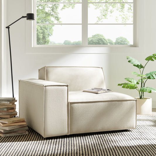 Restore Performance Fabric Upholstered Left-Facing Modular Lounge Chair by Modway