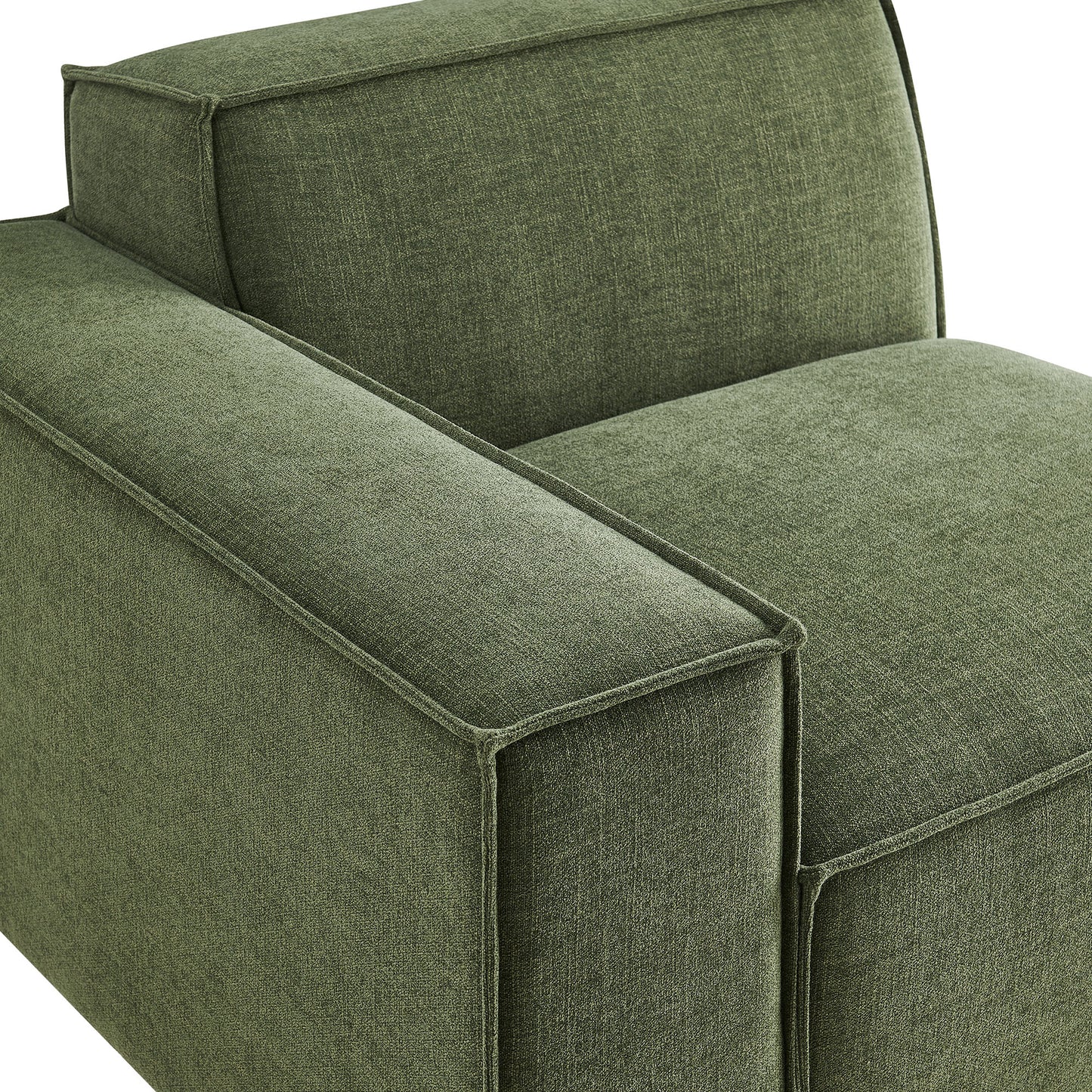 Restore Performance Fabric Upholstered Left-Facing Modular Lounge Chair by Modway