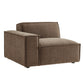 Restore Performance Fabric Upholstered Left-Facing Modular Lounge Chair by Modway
