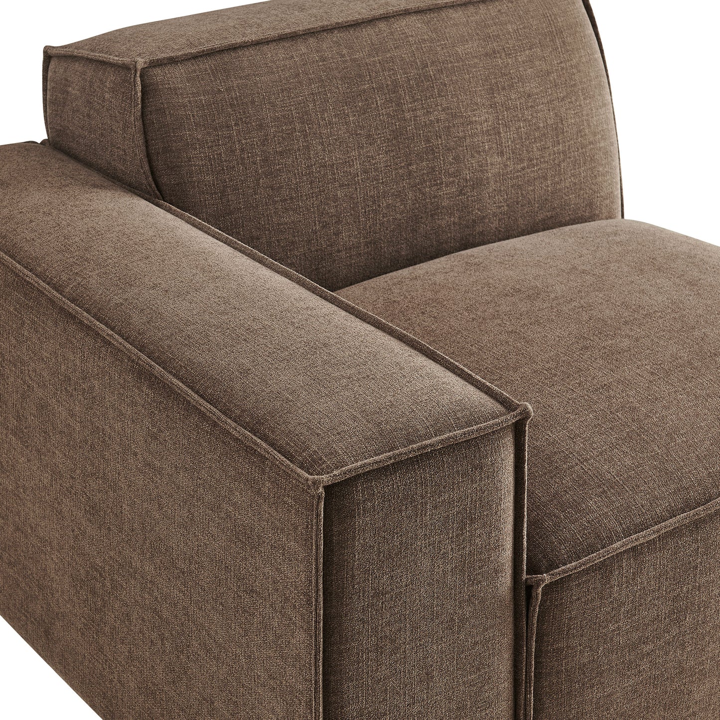 Restore Performance Fabric Upholstered Left-Facing Modular Lounge Chair by Modway