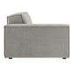 Restore Performance Fabric Upholstered Left-Facing Modular Lounge Chair by Modway