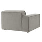 Restore Performance Fabric Upholstered Left-Facing Modular Lounge Chair by Modway