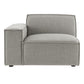Restore Performance Fabric Upholstered Left-Facing Modular Lounge Chair by Modway