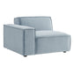 Restore Performance Fabric Upholstered Left-Facing Modular Lounge Chair by Modway