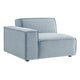 Restore Performance Fabric Upholstered Left-Facing Modular Lounge Chair by Modway