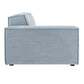 Restore Performance Fabric Upholstered Left-Facing Modular Lounge Chair by Modway