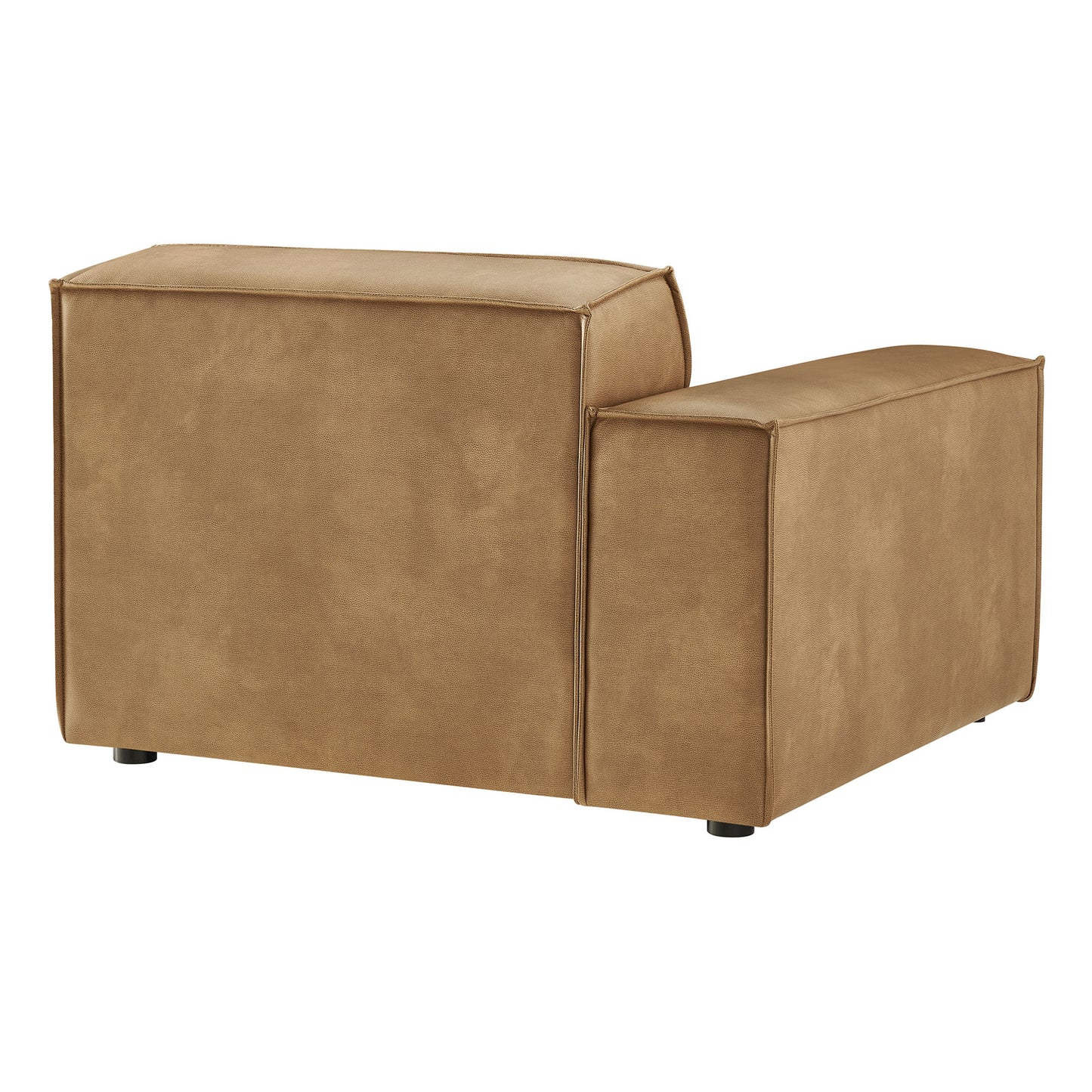 Restore Vegan Leather Left-Facing Modular Lounge Chair by Modway
