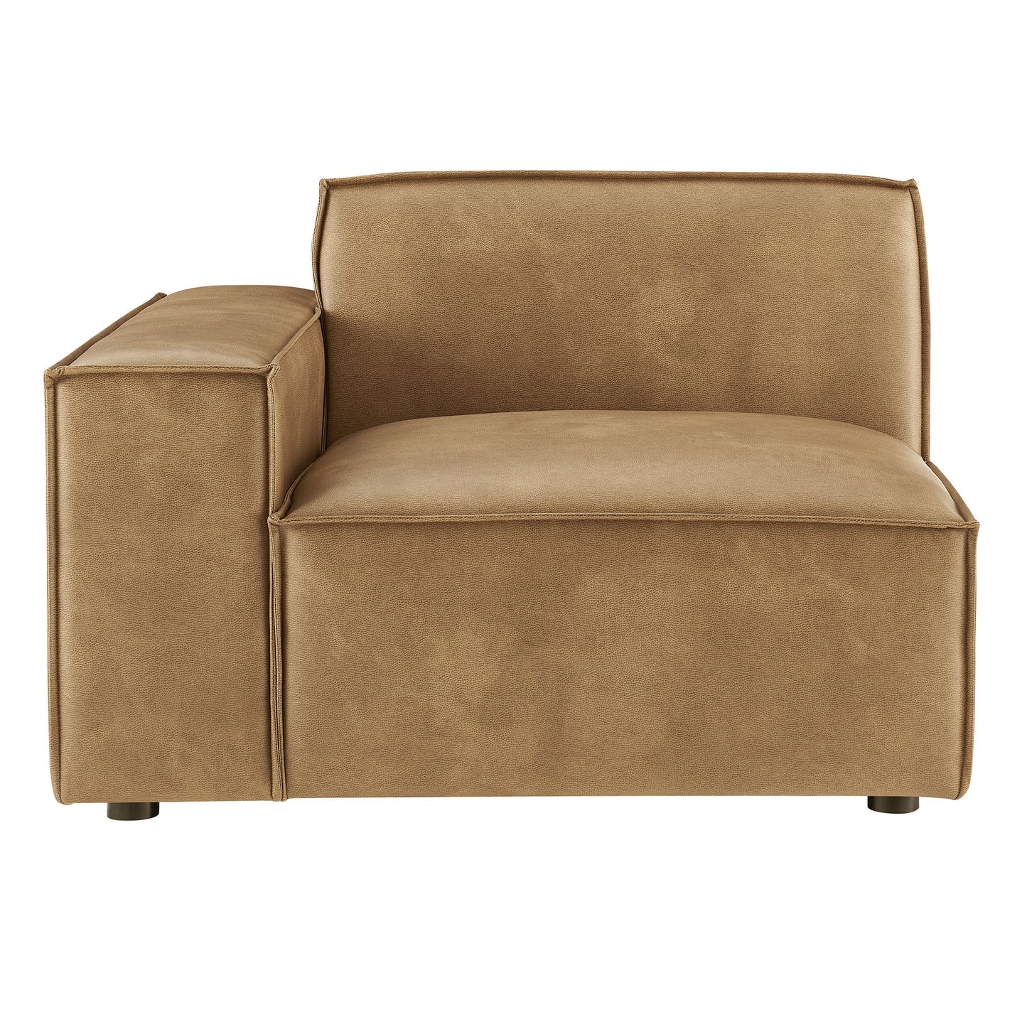 Restore Vegan Leather Left-Facing Modular Lounge Chair by Modway