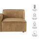 Restore Vegan Leather Left-Facing Modular Lounge Chair by Modway