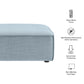 Restore Performance Fabric Upholstered Modular Ottoman by Modway