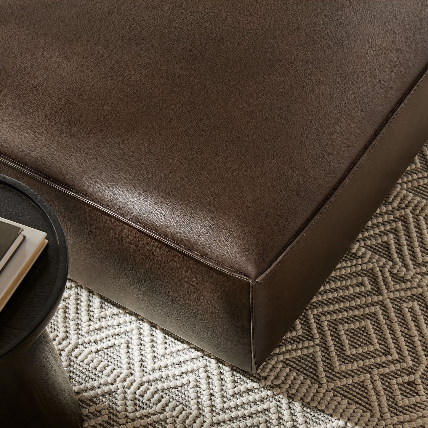 Restore Vegan Leather Modular Ottoman by Modway